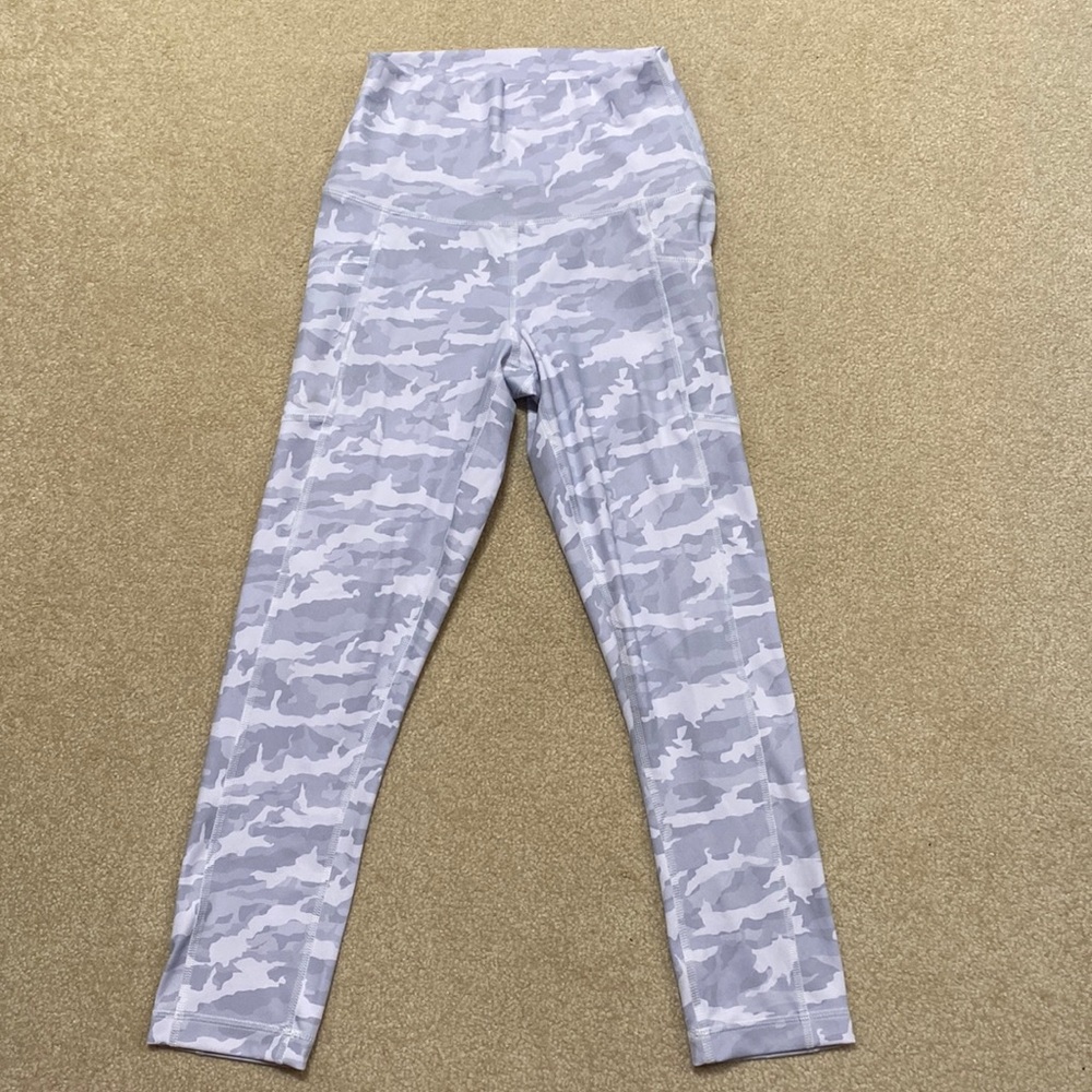 Grey Camo 90 Degree workout leggings